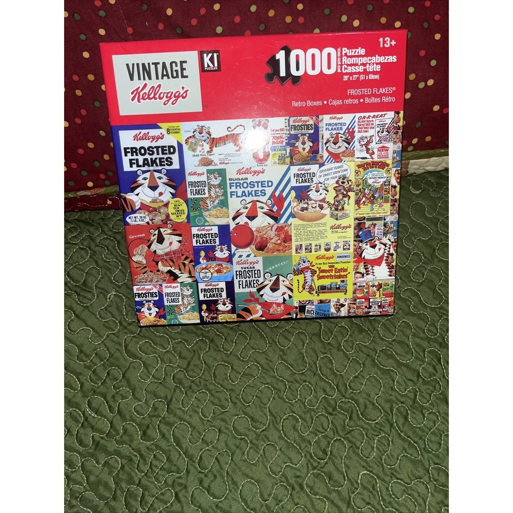 Vintage Kelloggs Cereal puzzle 1000 pieces‎